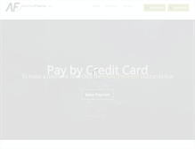 Tablet Screenshot of americanfinancellc.com